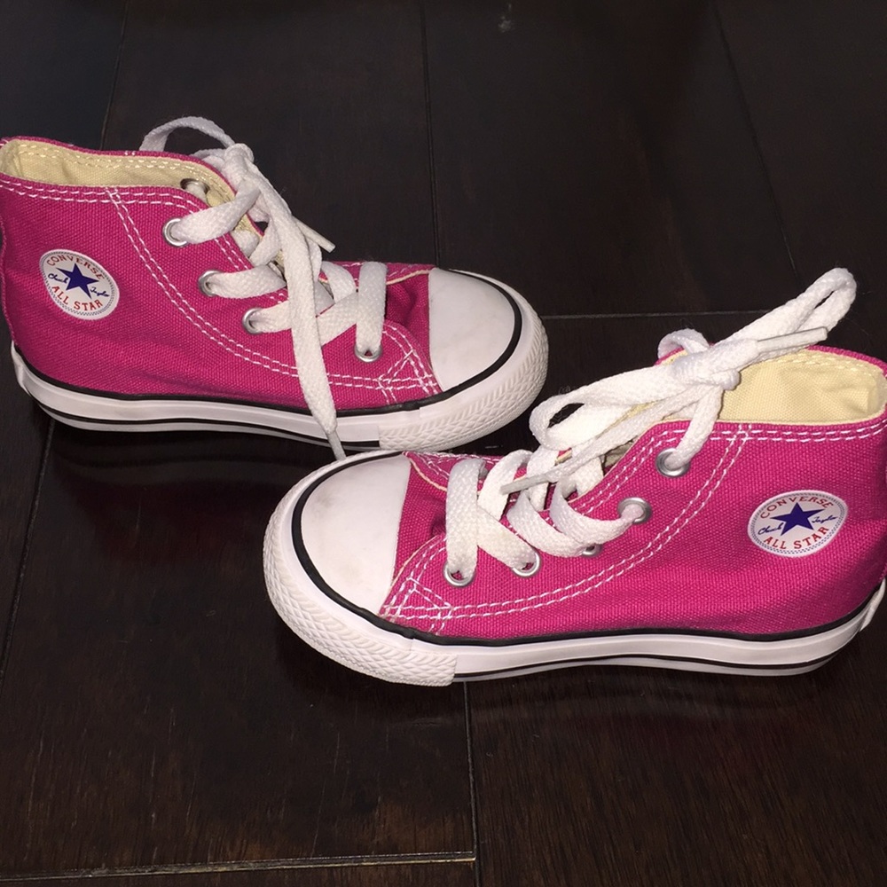 High Top Toddler Pink Converse All Star